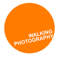 Walking Photography Logo. Branding for Photo Walks & Tours